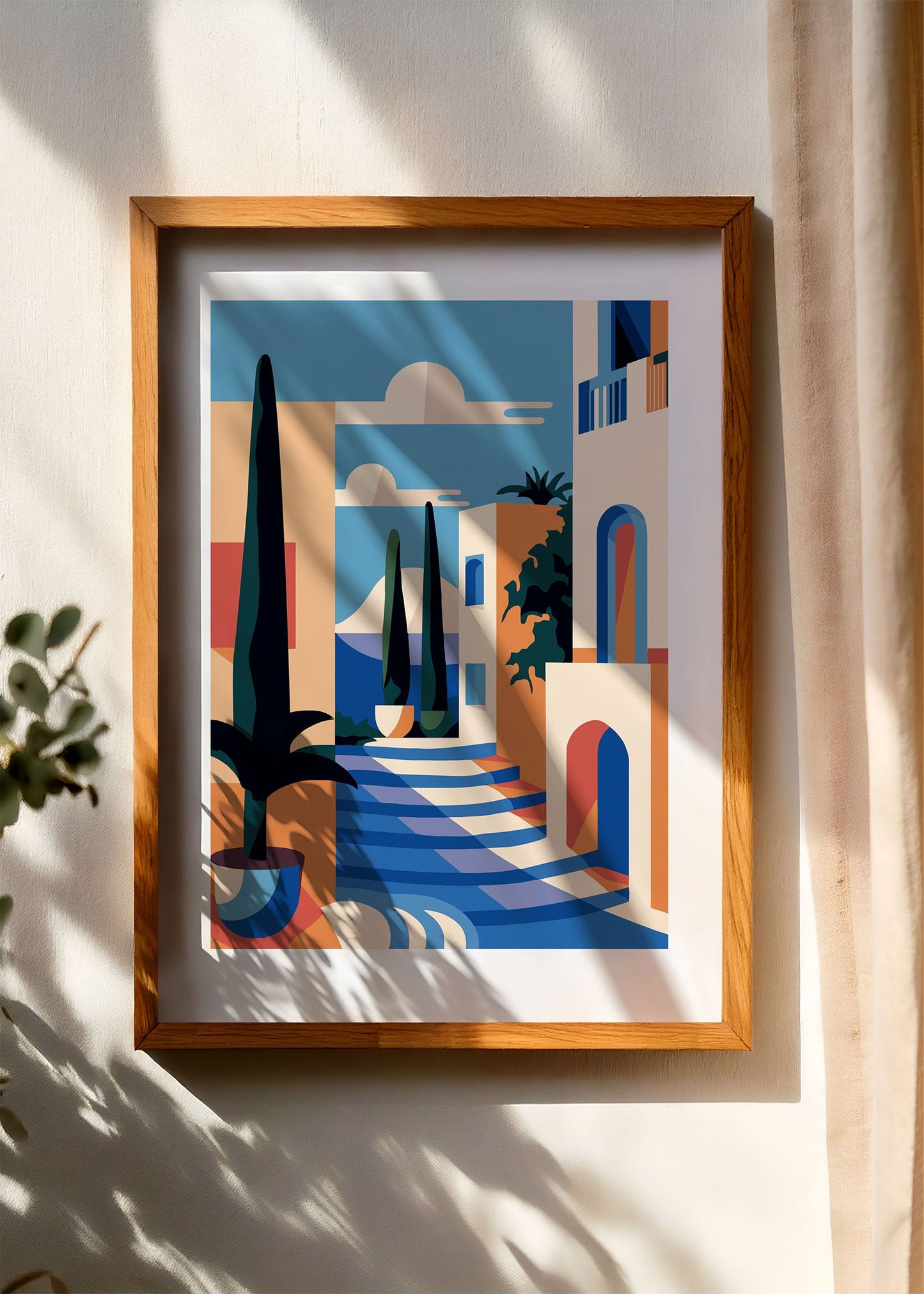 Santorini Steps Poster Series No. 12