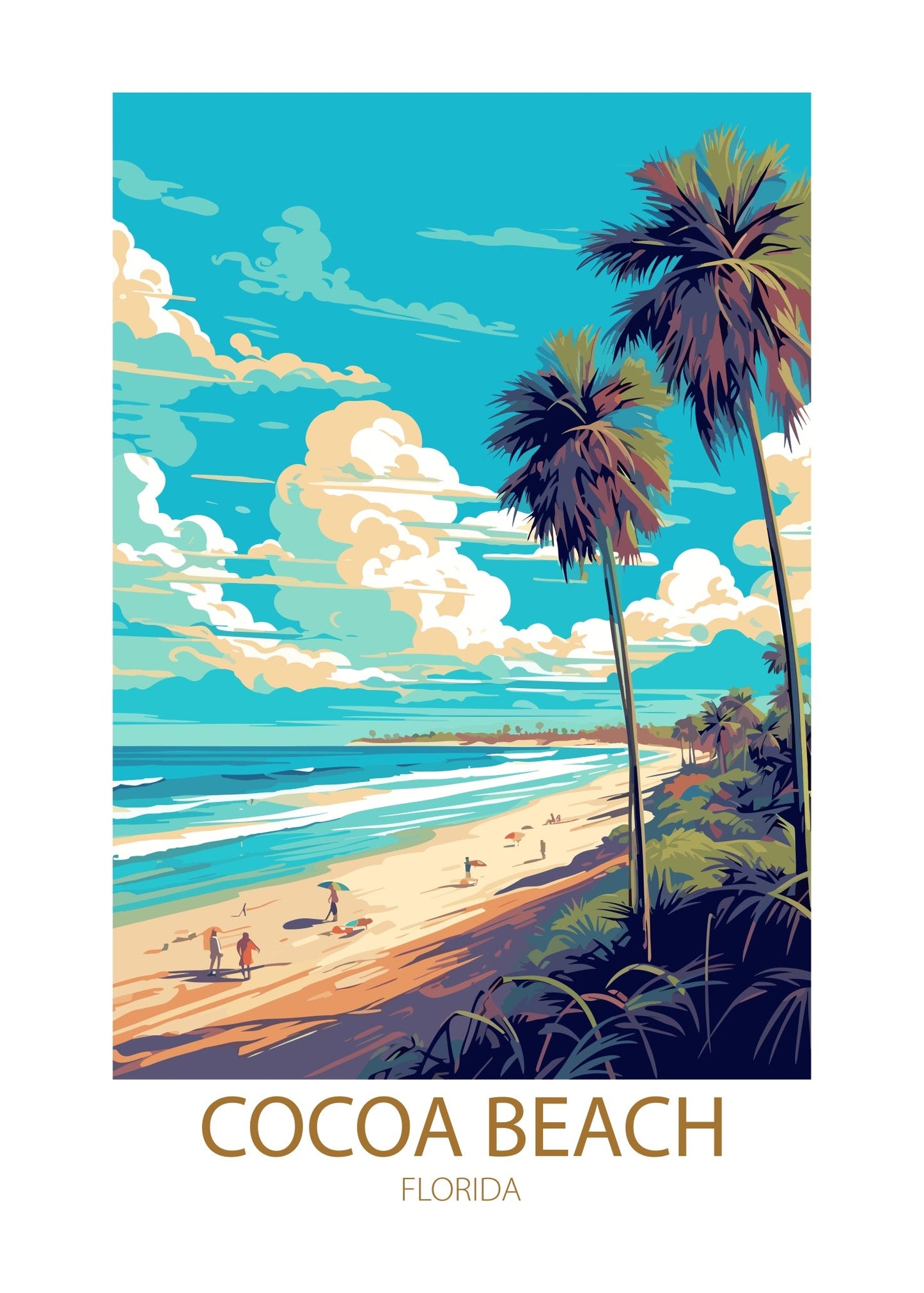 Cocoa Beach Poster