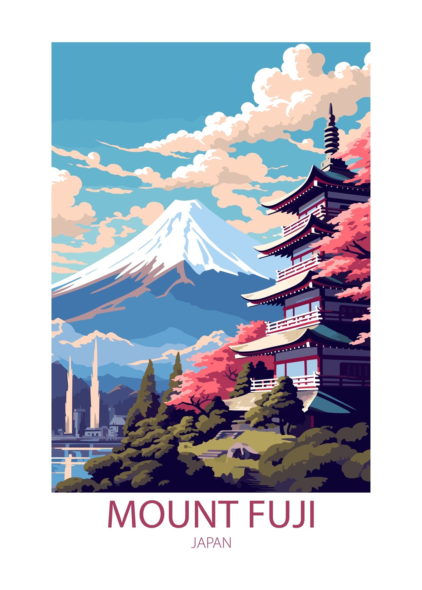 Mount Fuji Poster
