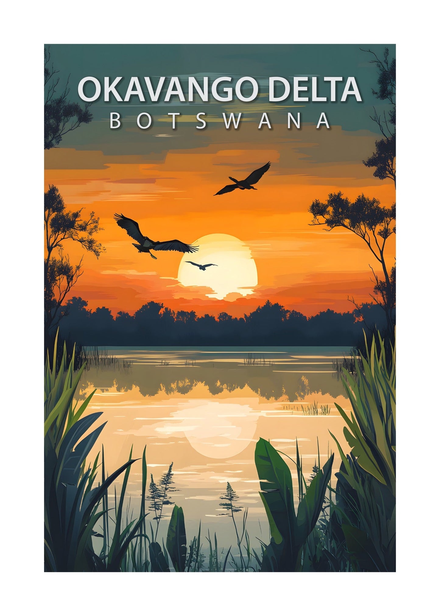 Okavango Delta Poster