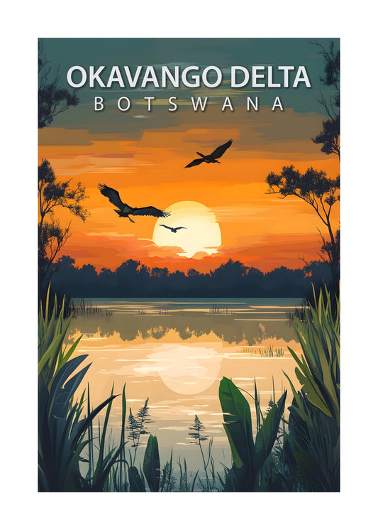 Okavango Delta Poster
