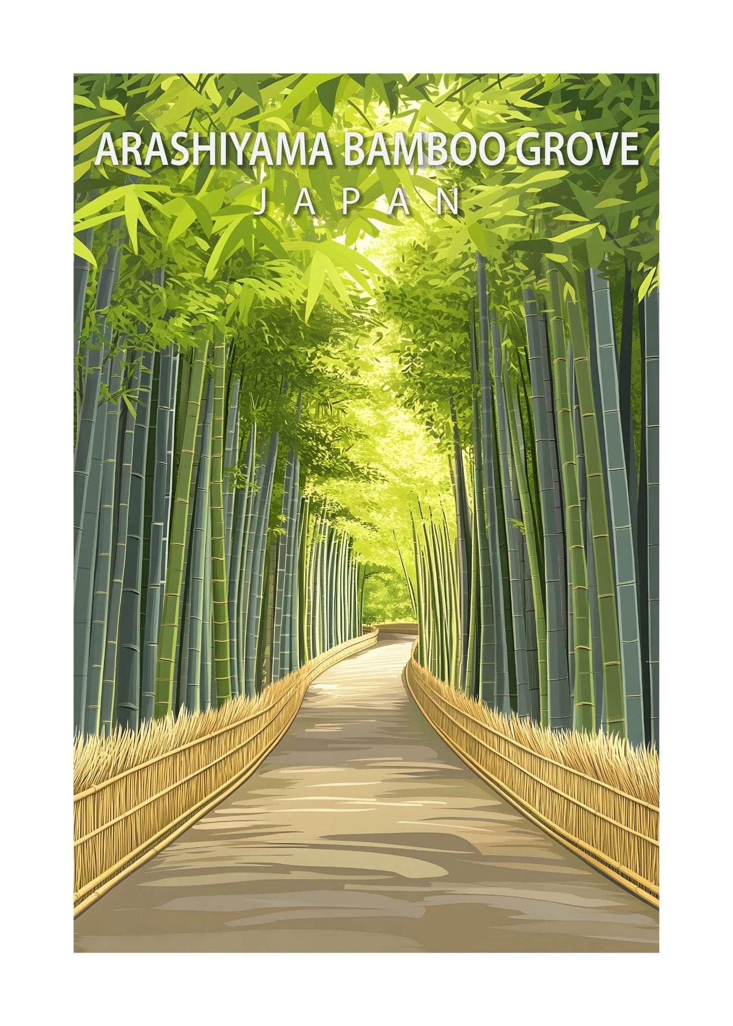 Arashiyama Bamboo Grove Poster