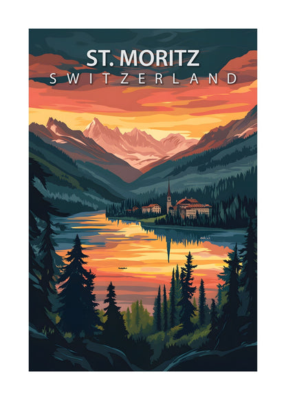 St. Moritz Poster