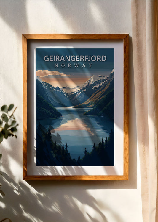 Geirangerfjord Poster