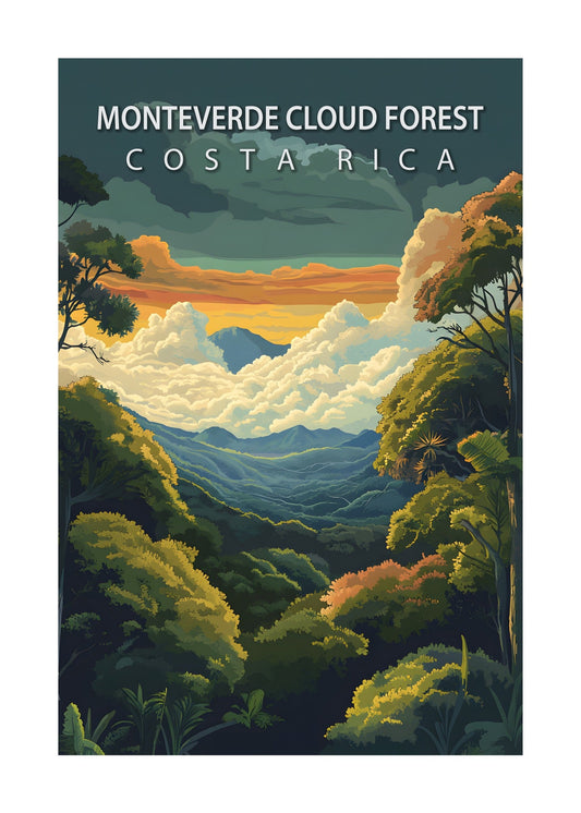 Monteverde Cloud Forest Poster