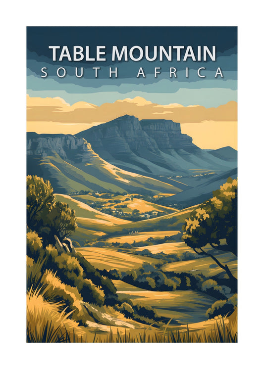Table Mountain Poster