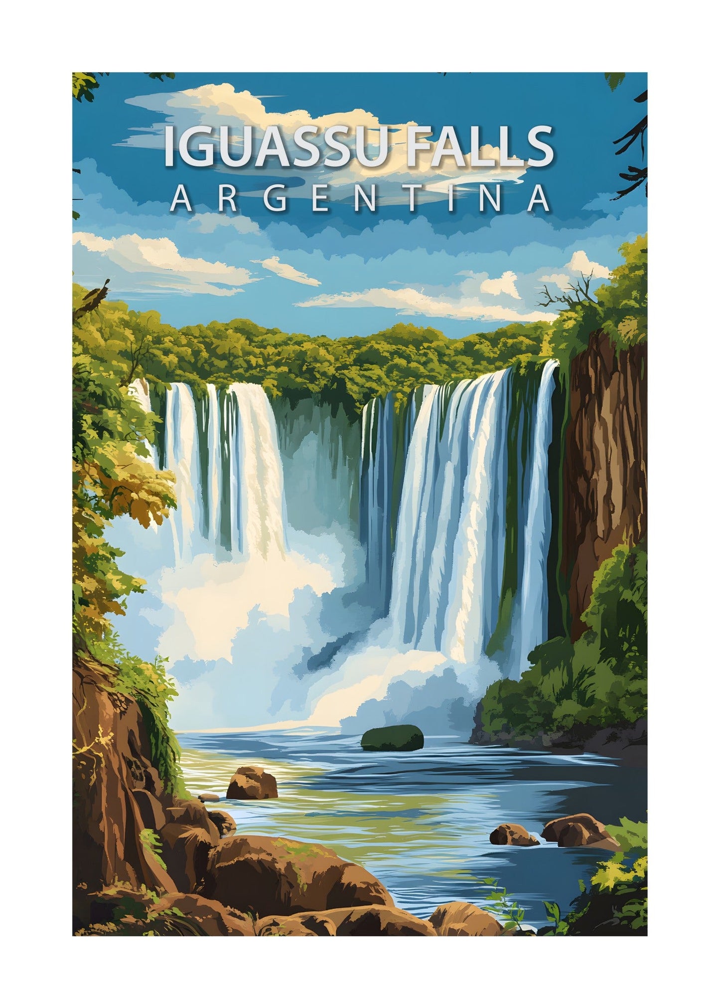 Iguassu Falls Poster