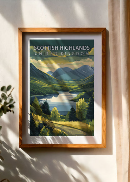 Scottish Highlands Poster