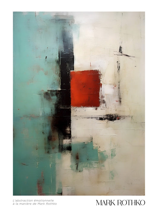 Inspired by Mark Rothko – Soft Contrast Poster