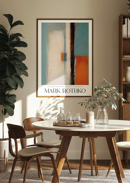 Inspired by Mark Rothko – Vertical Divide Poster