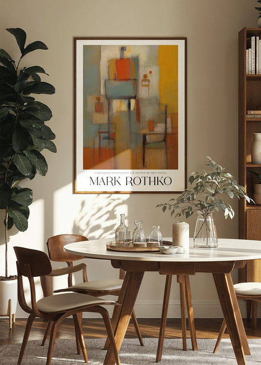Inspired by Mark Rothko – Abstract Figures Poster