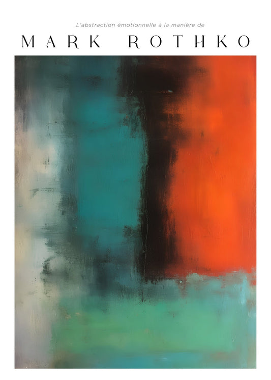 Inspired by Mark Rothko – Emerald Fade Poster
