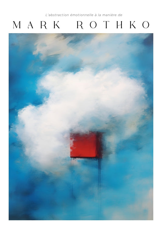 Inspired by Mark Rothko – Cloud Abstraction Poster