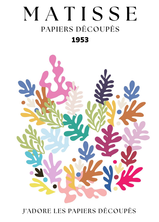 Inspired by Matisse – Color Garden Poster