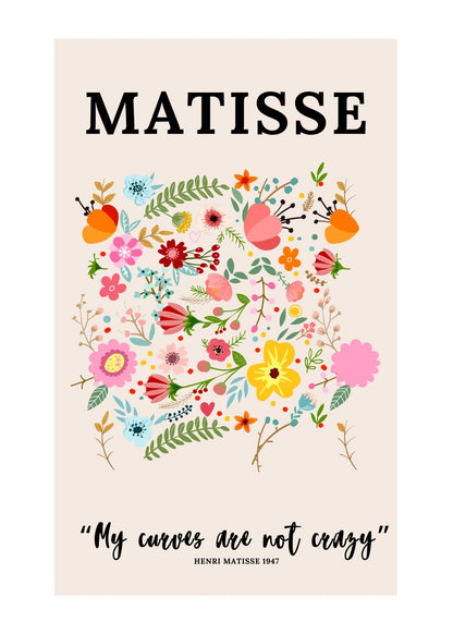 Inspired by Matisse – Bloom Expression Poster