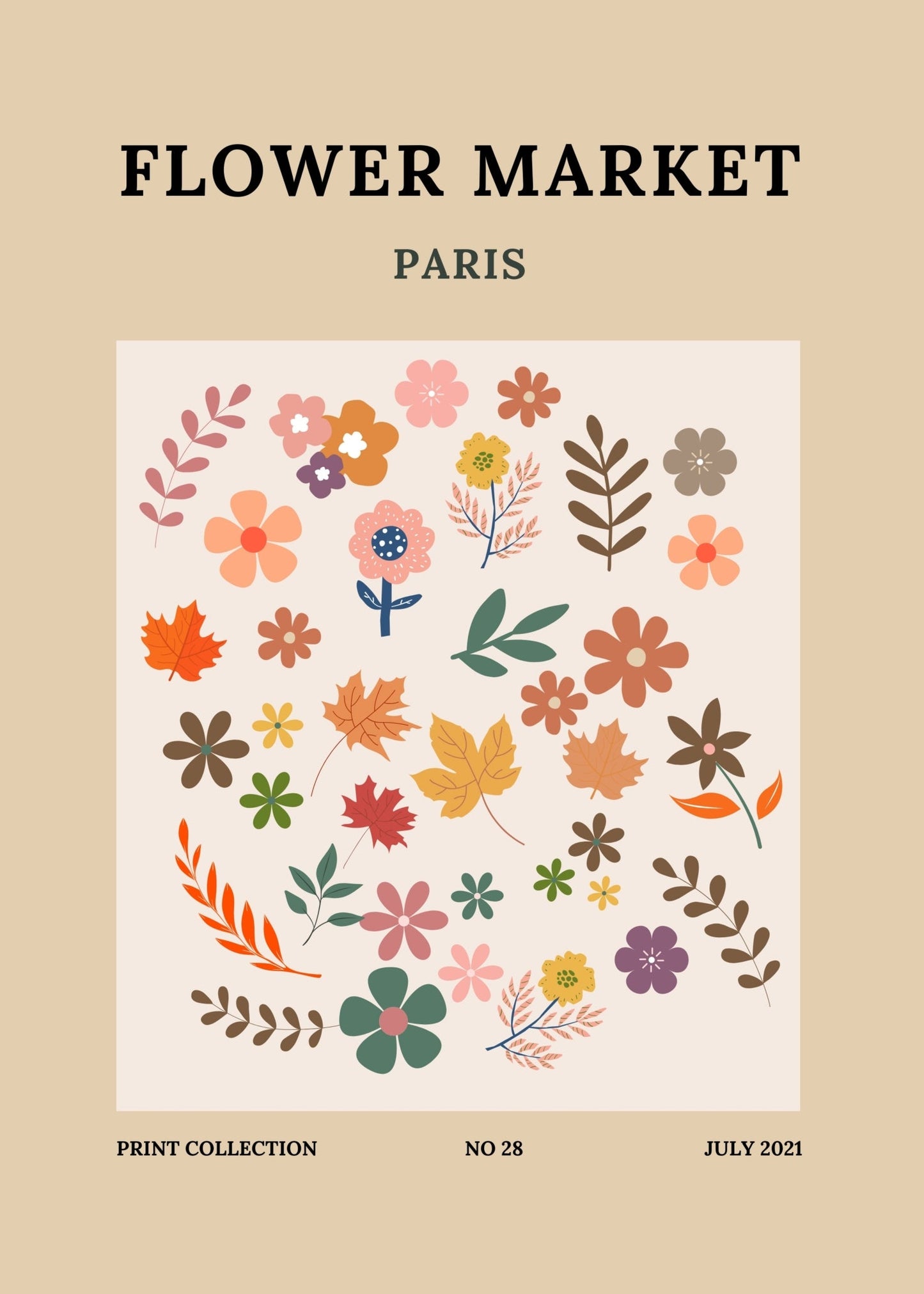 Inspired by Matisse – Botanical Balance Poster