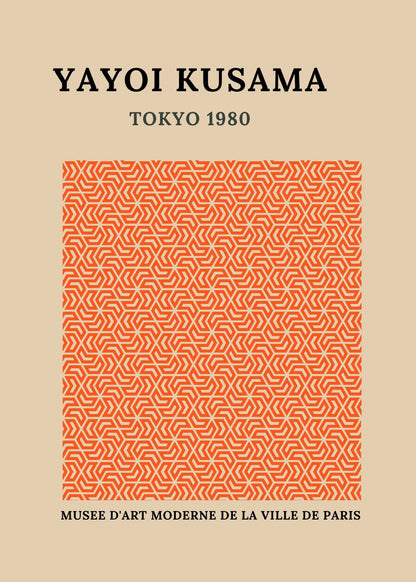Inspired by Yayoi Kusama – Tokyo Geometry Poster