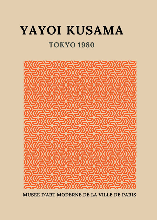 Inspired by Yayoi Kusama – Tokyo Geometry Poster