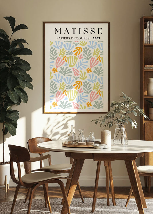Inspired by Matisse – Pastel Garden Poster