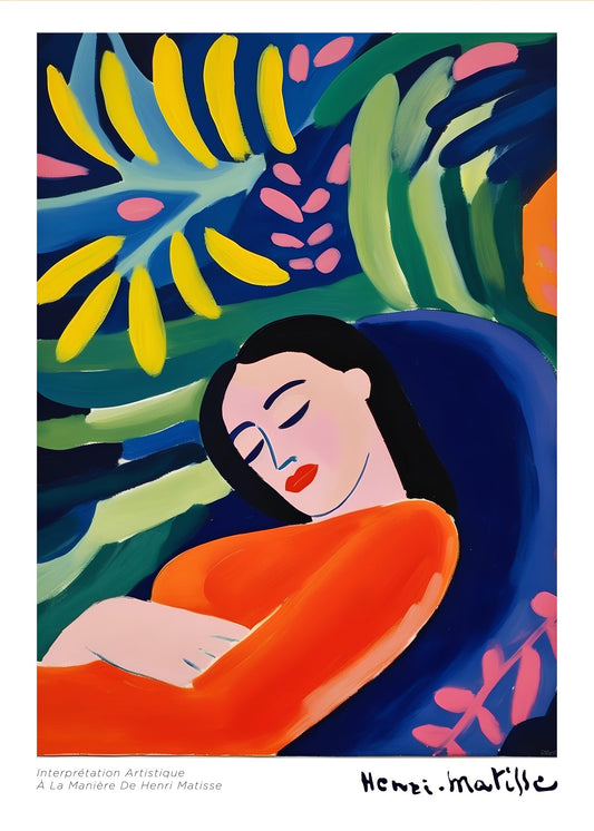 Inspired by Matisse – Dream in Color Poster