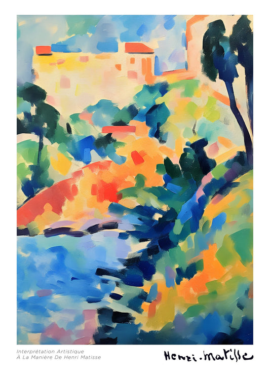Inspired by Matisse – Provence Colors Poster
