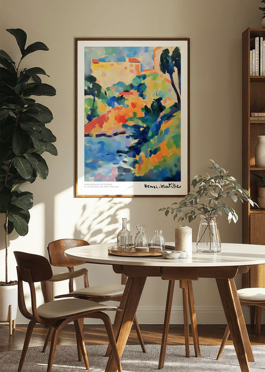 Inspired by Matisse – Provence Colors Poster