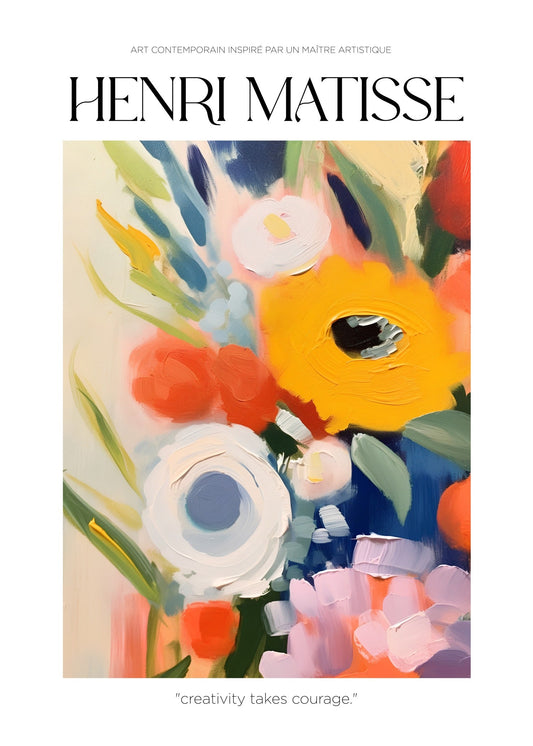 Inspired by Matisse – Courage in Color Poster