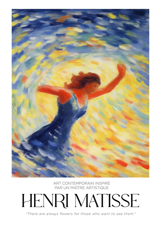 Inspired by Matisse – Dancing Light Poster