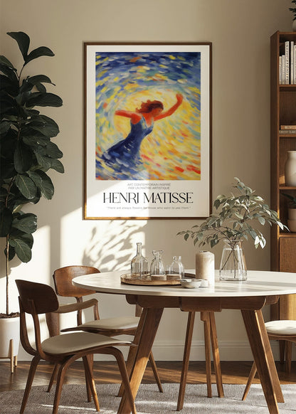 Inspired by Matisse – Dancing Light Poster