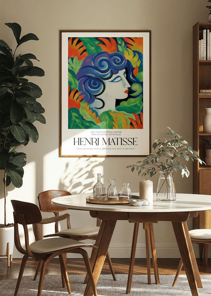 Inspired by Matisse – Dreaming Muse Poster