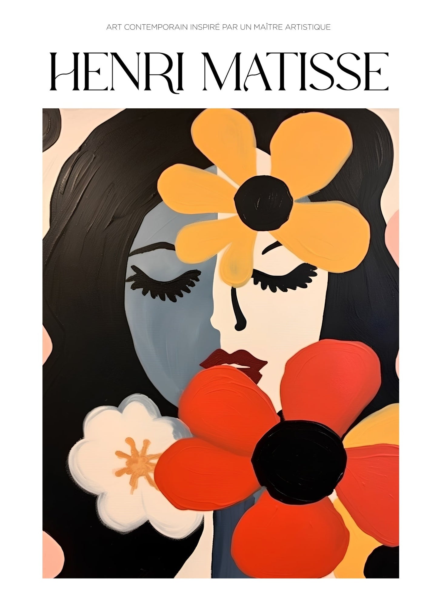Inspired by Matisse – Floral Reverie Poster