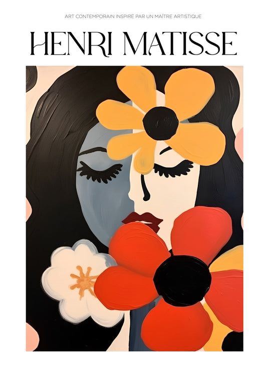 Inspired by Matisse – Floral Reverie Poster