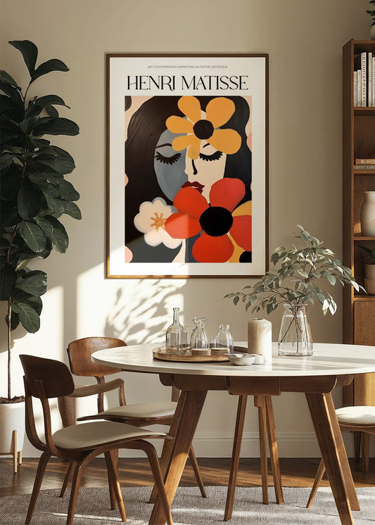 Inspired by Matisse – Floral Reverie Poster