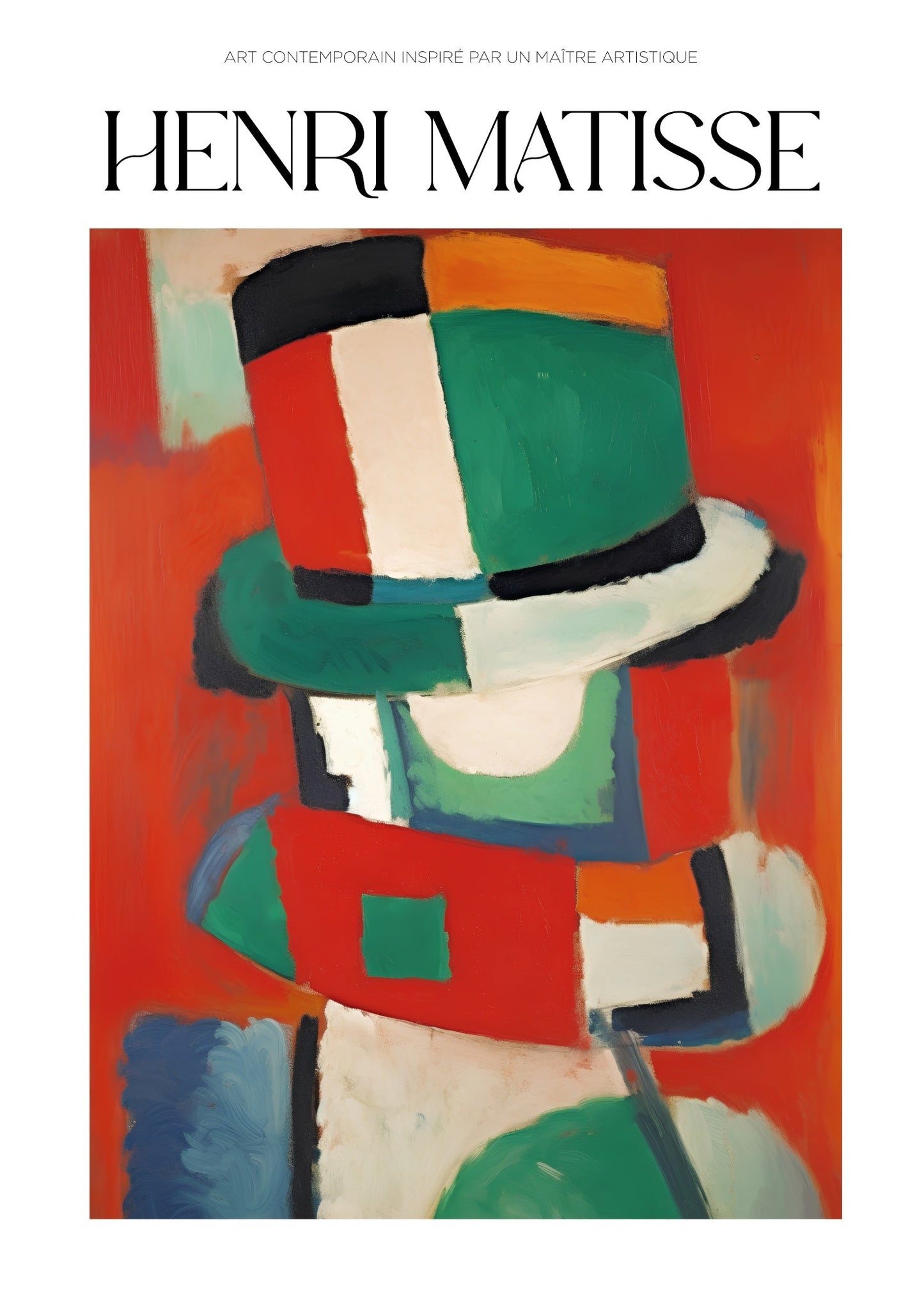 Inspired by Matisse – Abstract Gentleman Poster