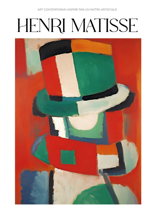 Inspired by Matisse – Abstract Gentleman Poster