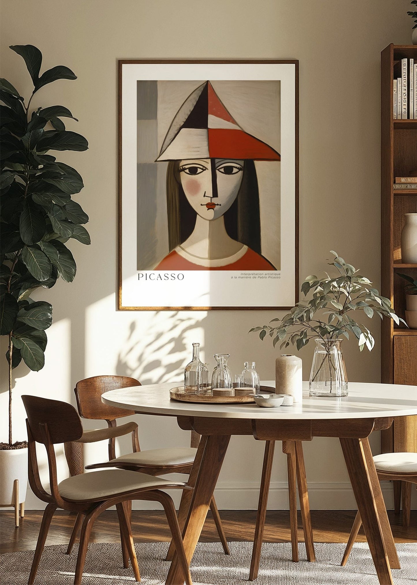 Inspired by Picasso – Cubist Portrait Poster