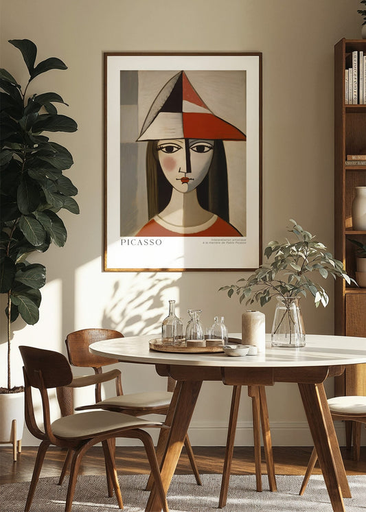 Inspired by Picasso – Cubist Portrait Poster