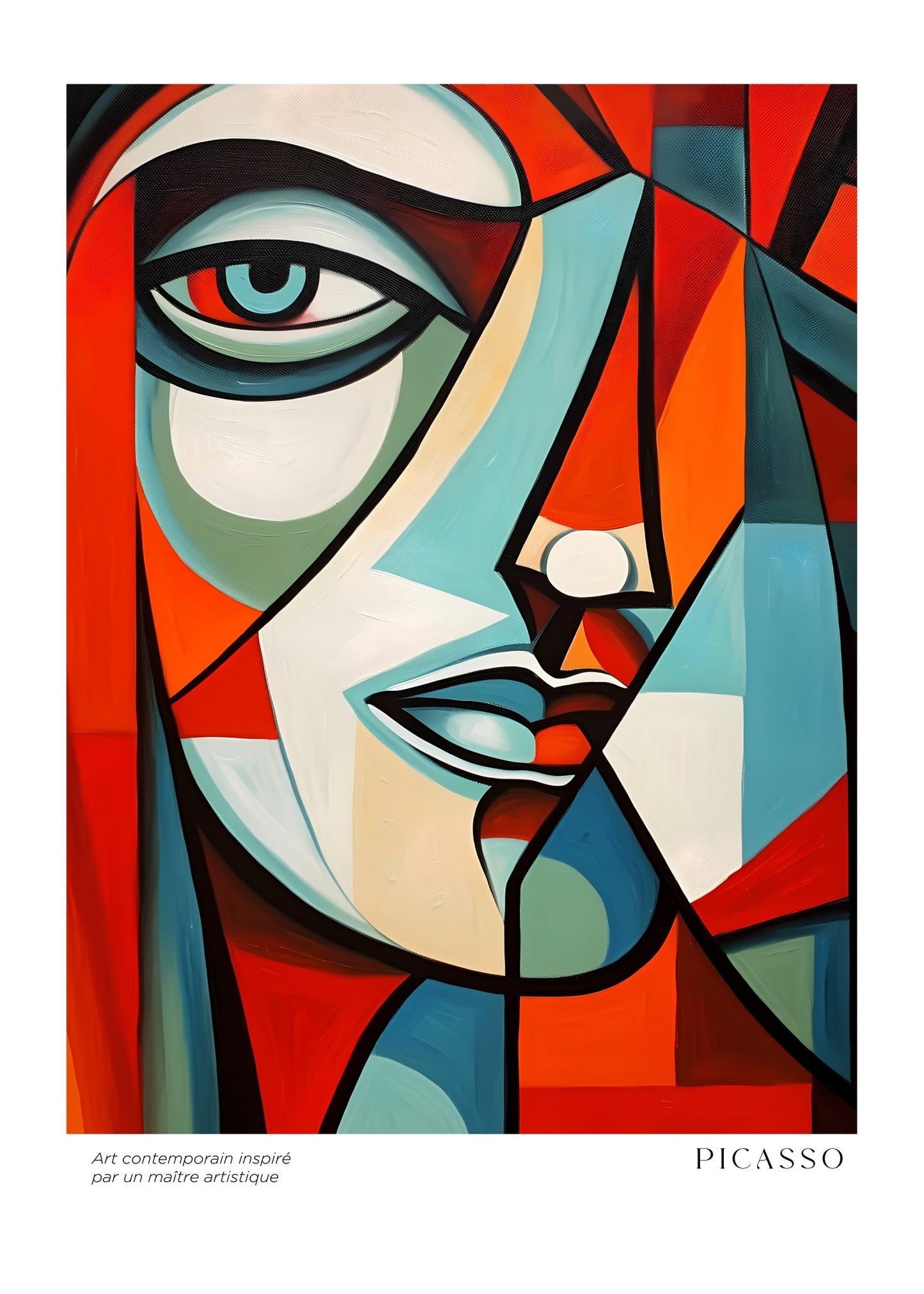 Inspired by Picasso – Fragmented Muse Poster