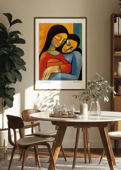 Inspired by Picasso – Golden Harmony Poster