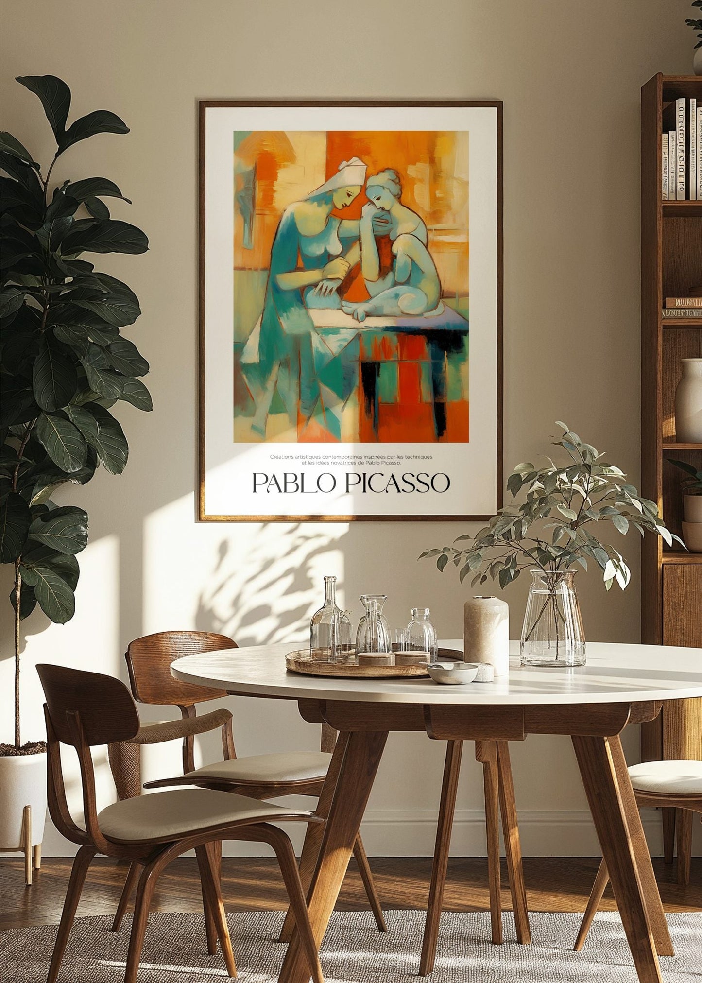 Inspired by Picasso – Atelier Scene Poster