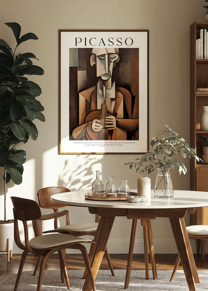 Inspired by Picasso – The Guitarist Poster
