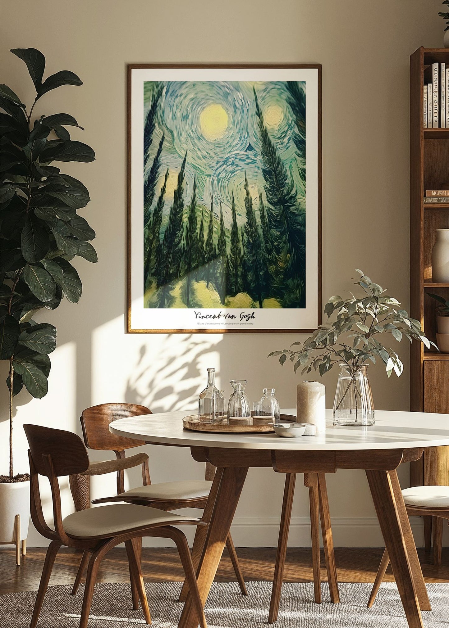 Inspired by Van Gogh – Whispering Pines Poster