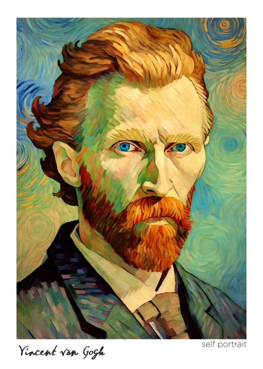 Inspired by Van Gogh – Self Portrait Poster