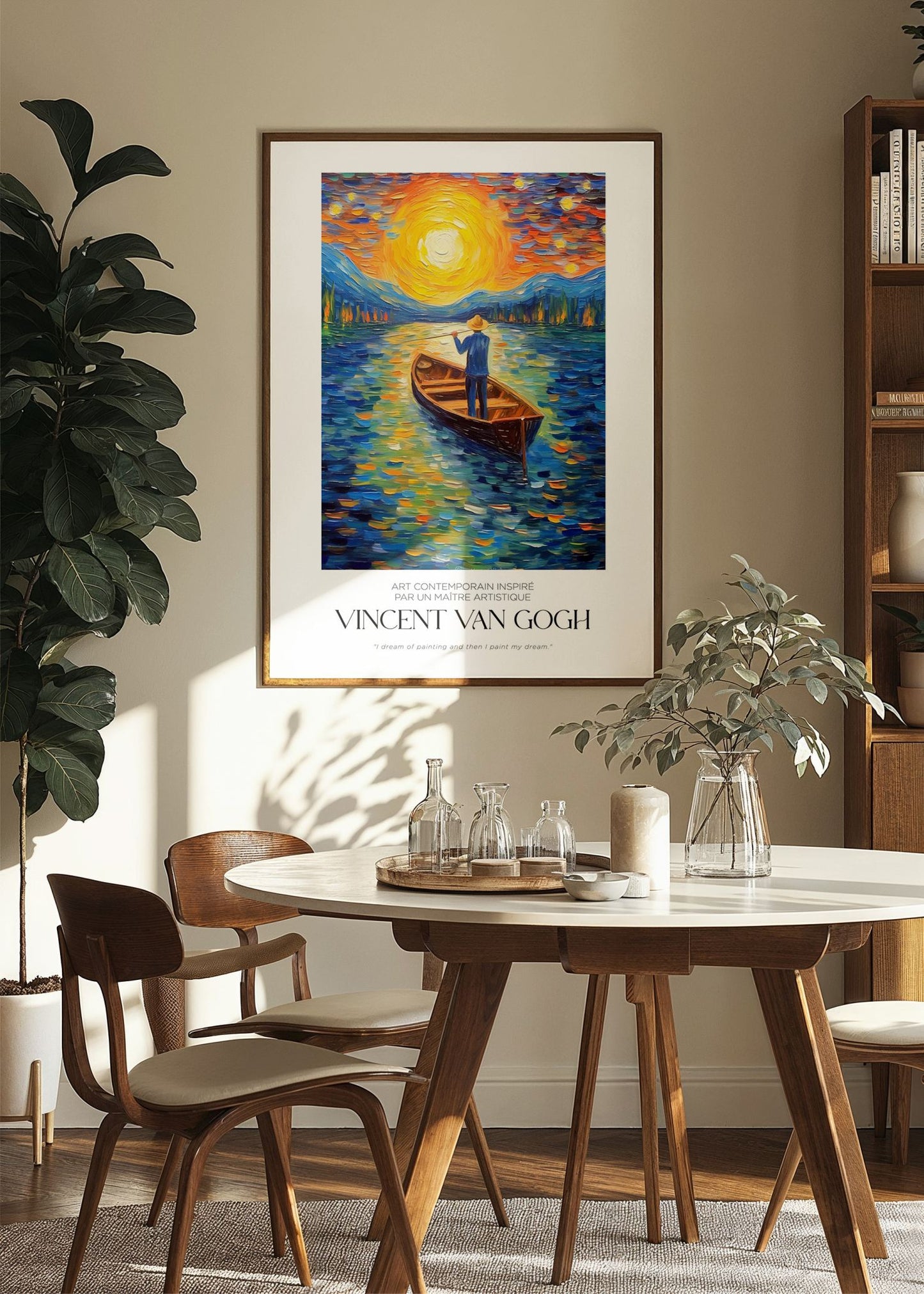 Inspired by Van Gogh – The Rowing Dream Poster