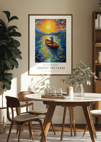 Inspired by Van Gogh – The Rowing Dream Poster