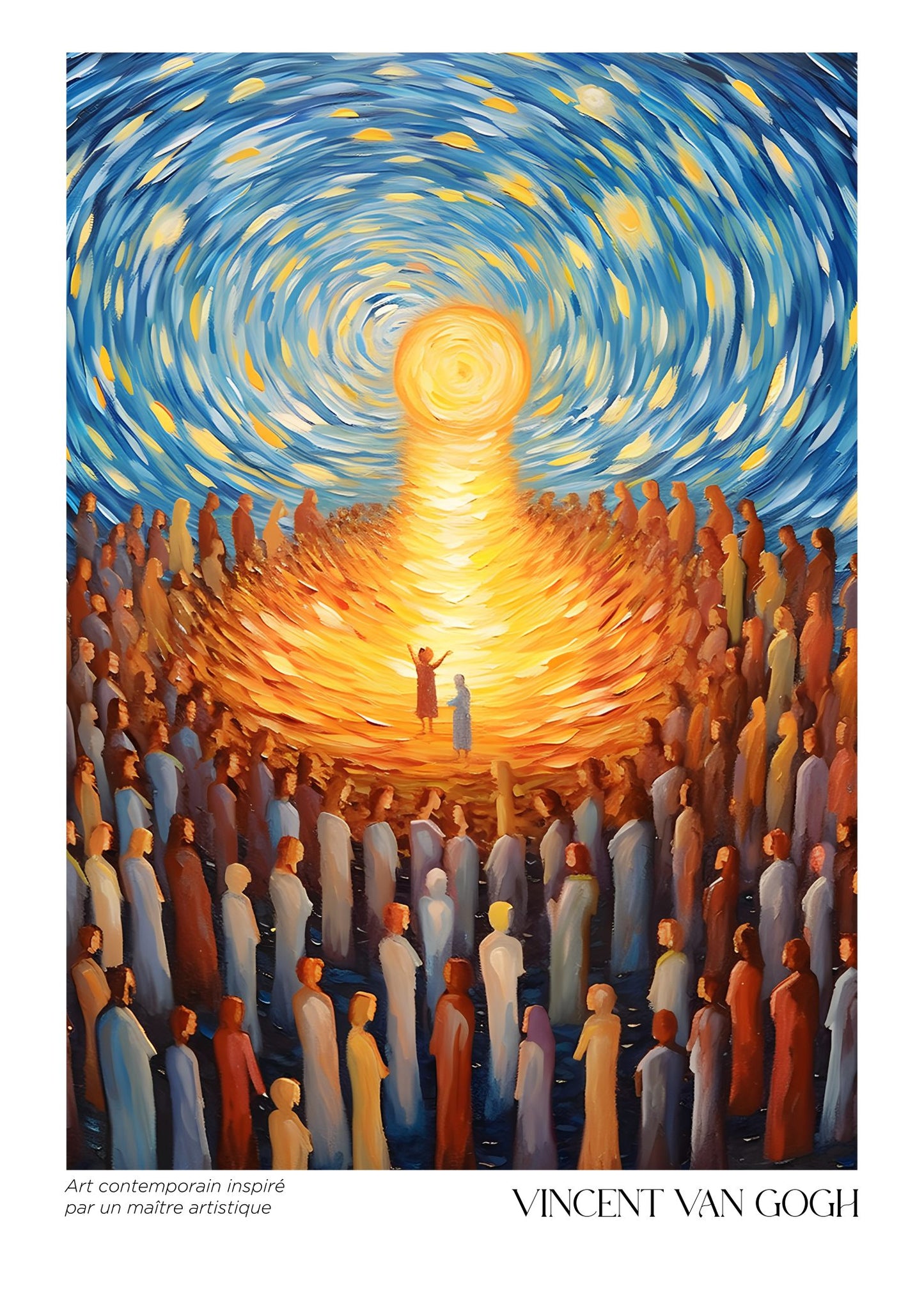 Inspired by Van Gogh – Gathering of Light Poster