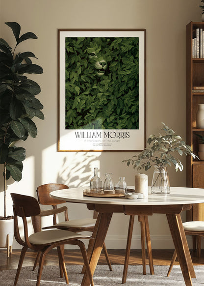 Inspired by William Morris – Eyes in the Jungle Poster