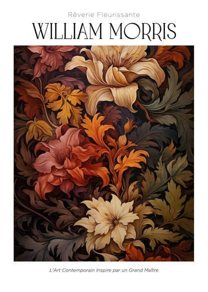 Inspired by William Morris – Autumn Bloom Poster