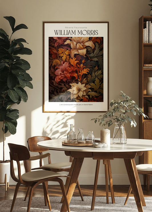 Inspired by William Morris – Autumn Bloom Poster
