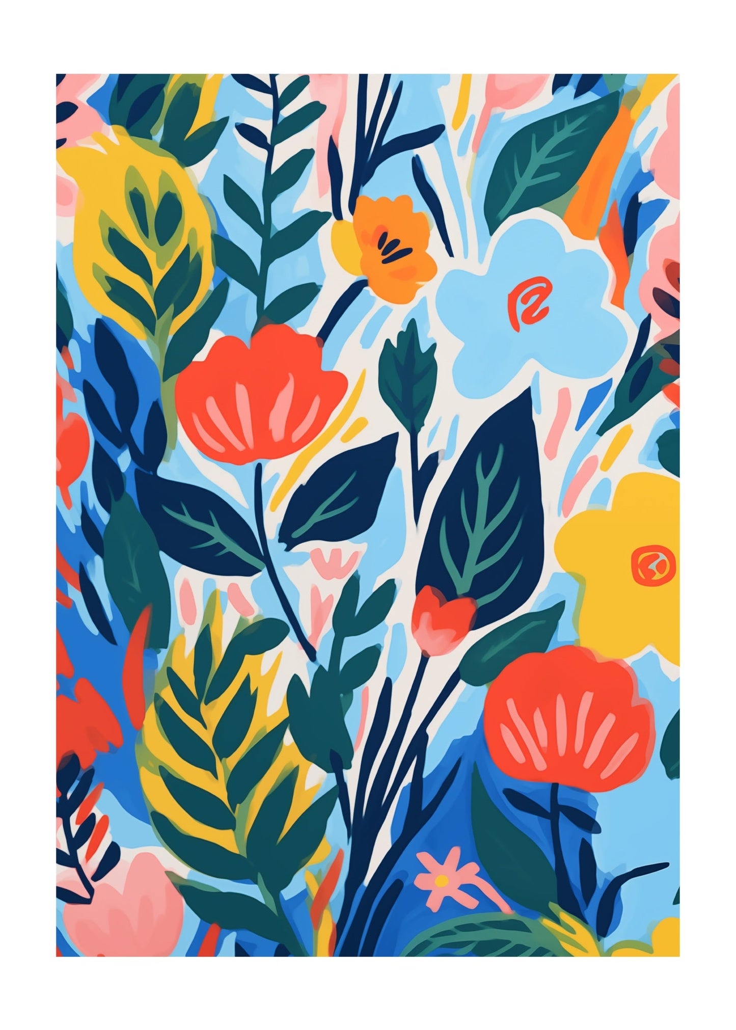 Botanical Breeze No. 4 Poster